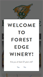 Mobile Screenshot of forestedgewine.com